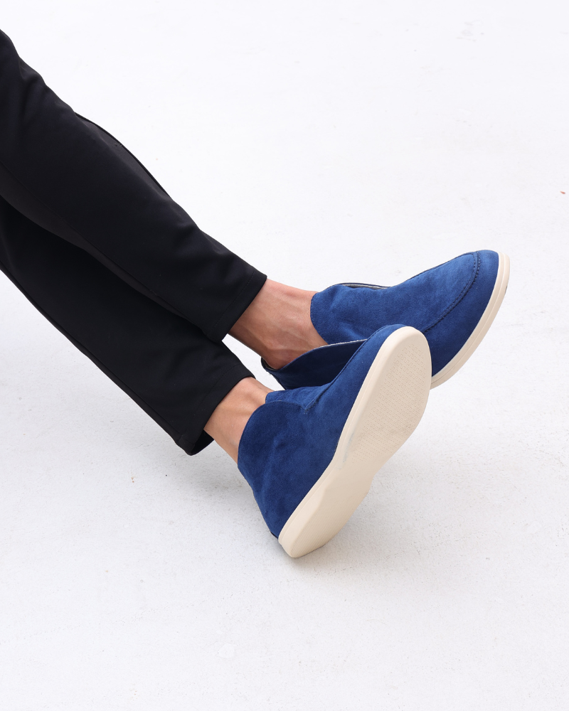 Seville | Elegant Suede Ankle Loafers