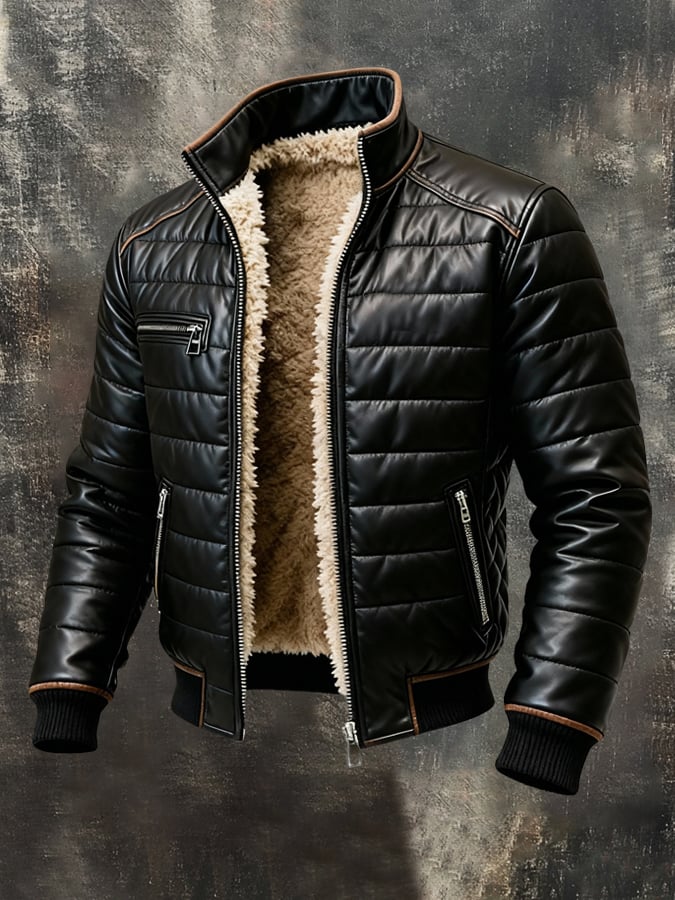 BRUNON - Luxurious Insulated Jacket with Plush Lining
