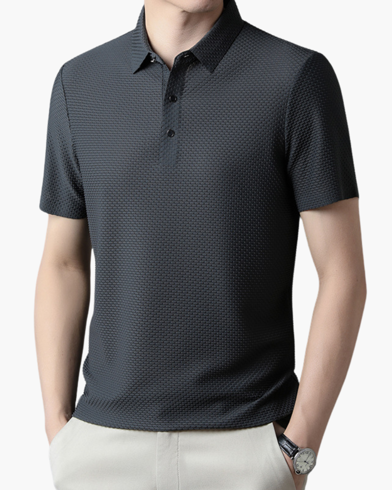 Logan | Wrinkle-Resistant Silk Polo
