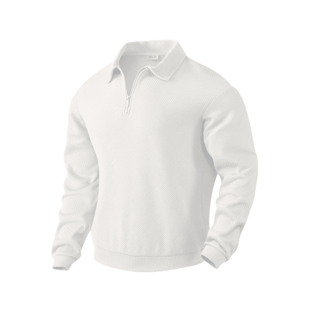 Fuego | Zip-up Sweater with Printed Design