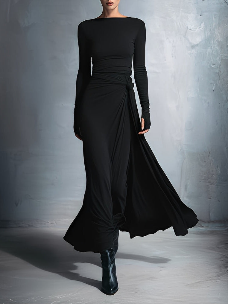 Zofia - Maxi dress with a side knot