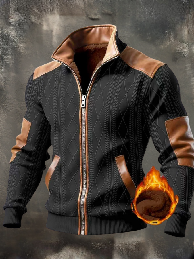 NOEL - STRUCTURAL JACKET WITH A HIGH COLLAR
