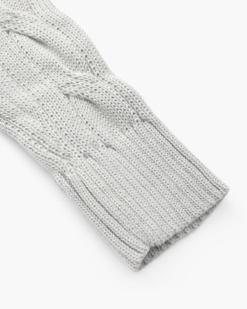 Fuerteventura | Cable Knit Sweater with Zip