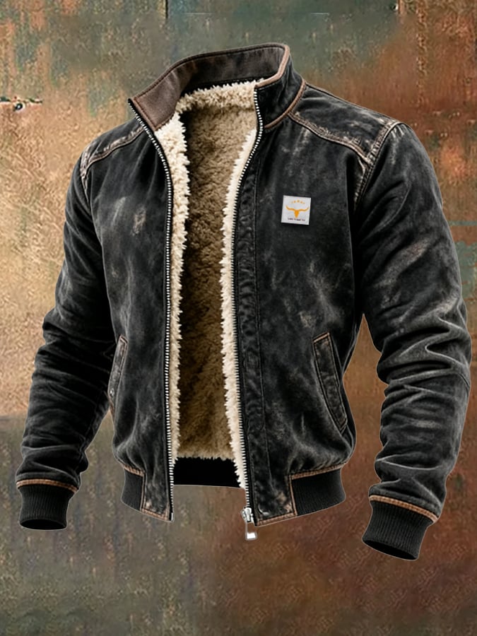 OLIWIER - THERMAL LEATHER JACKET