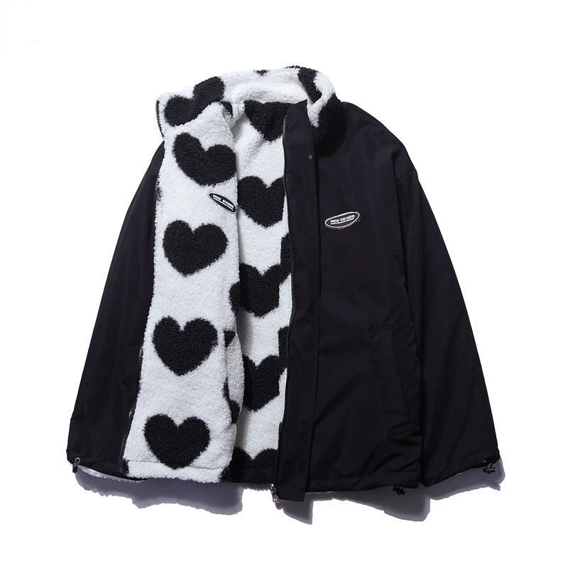 Azalea | Reversible Jacket with Hearts