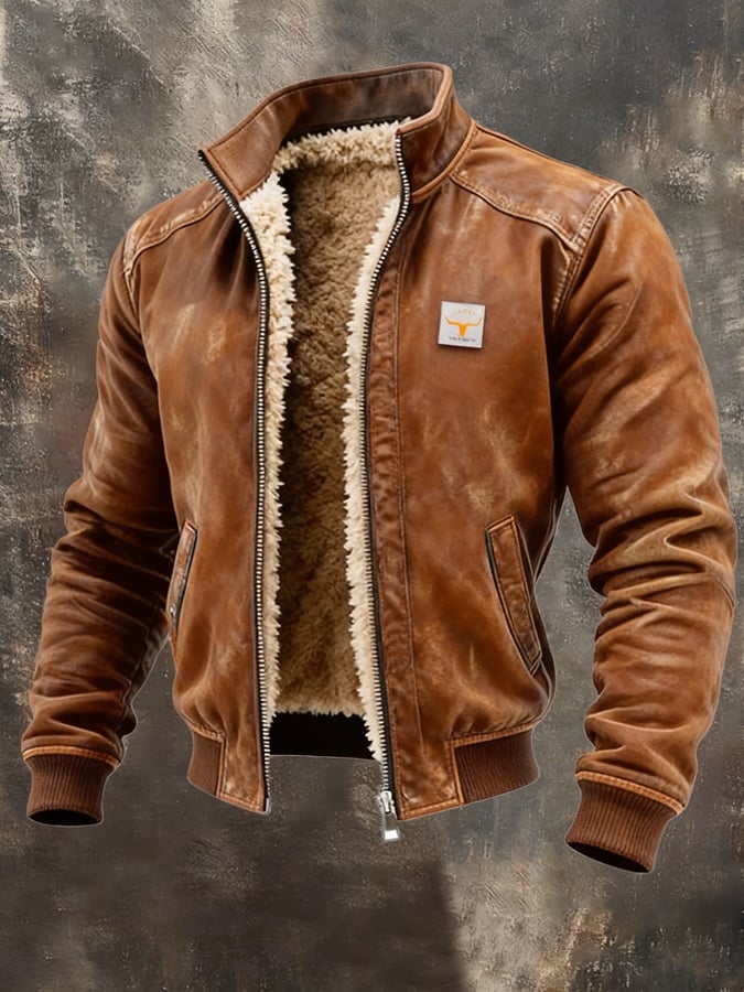 OLIWIER - THERMAL LEATHER JACKET