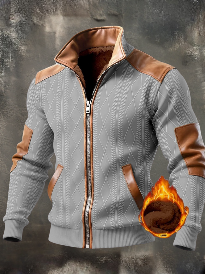 NOEL - STRUCTURAL JACKET WITH A HIGH COLLAR