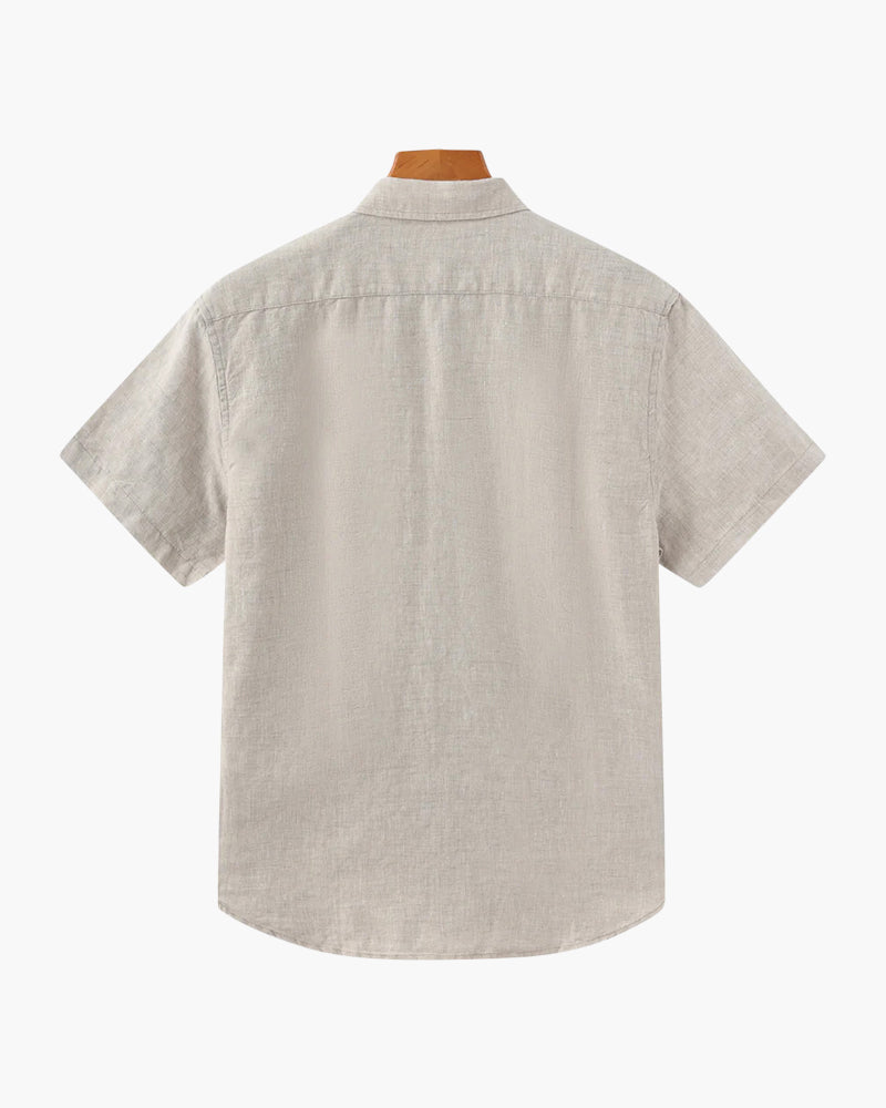 Melila | Short Sleeve Linen Shirt