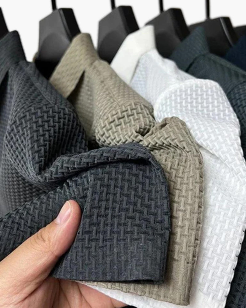 Logan | Wrinkle-Resistant Silk Polo