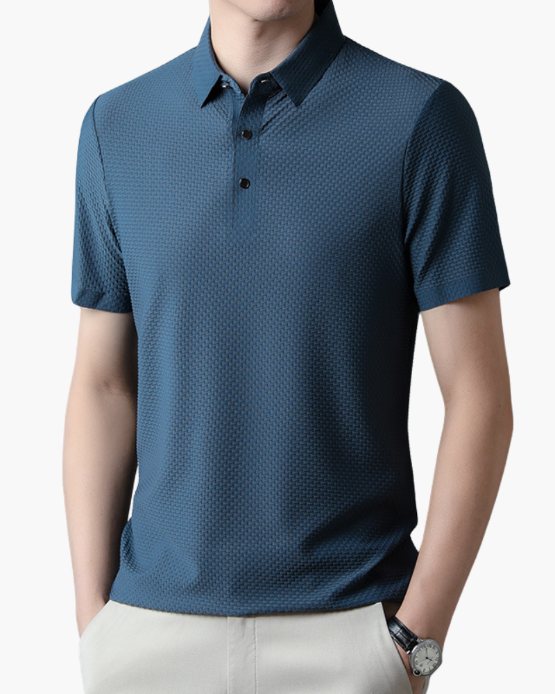 Logan | Wrinkle-Resistant Silk Polo