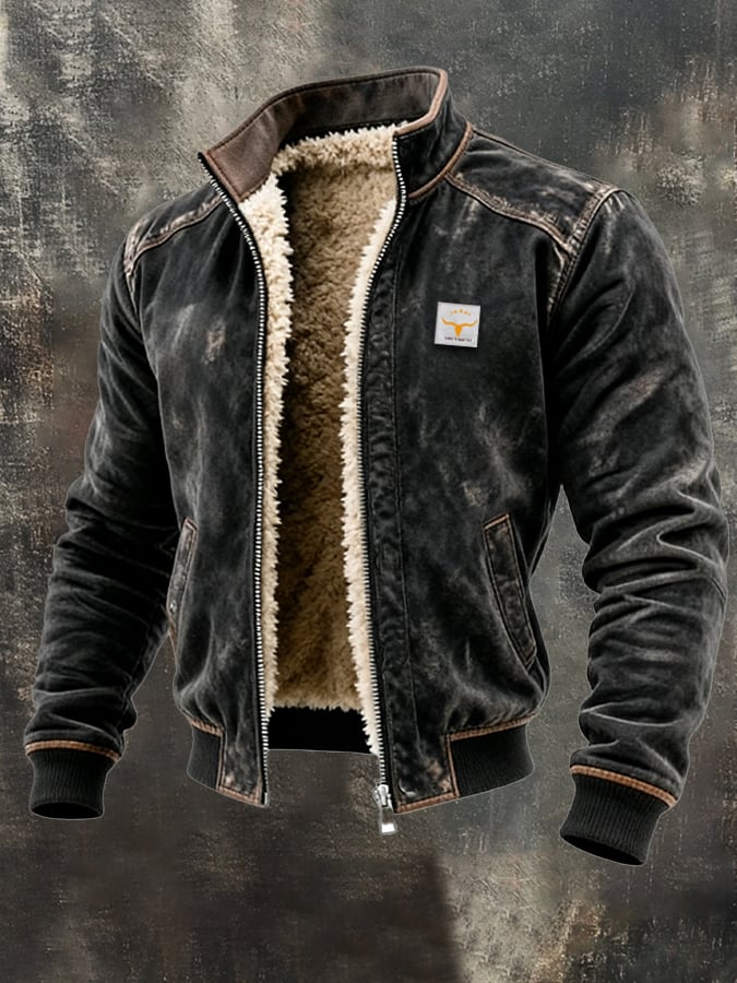 OLIWIER - THERMAL LEATHER JACKET