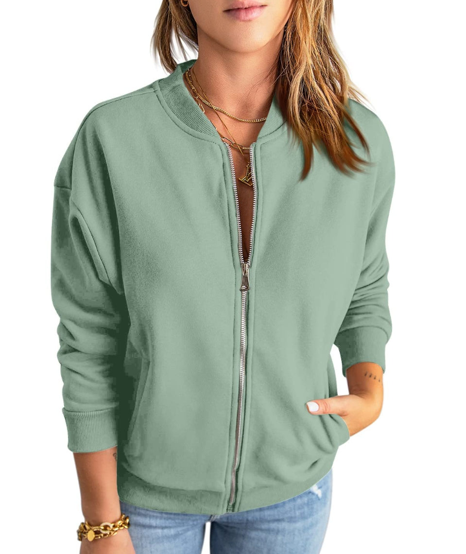 Luciana | Suede Bomber Jacket