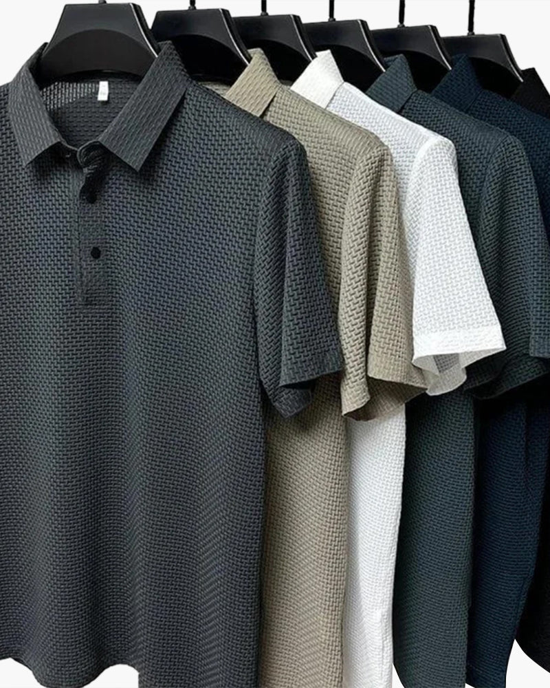 Logan | Wrinkle-Resistant Silk Polo