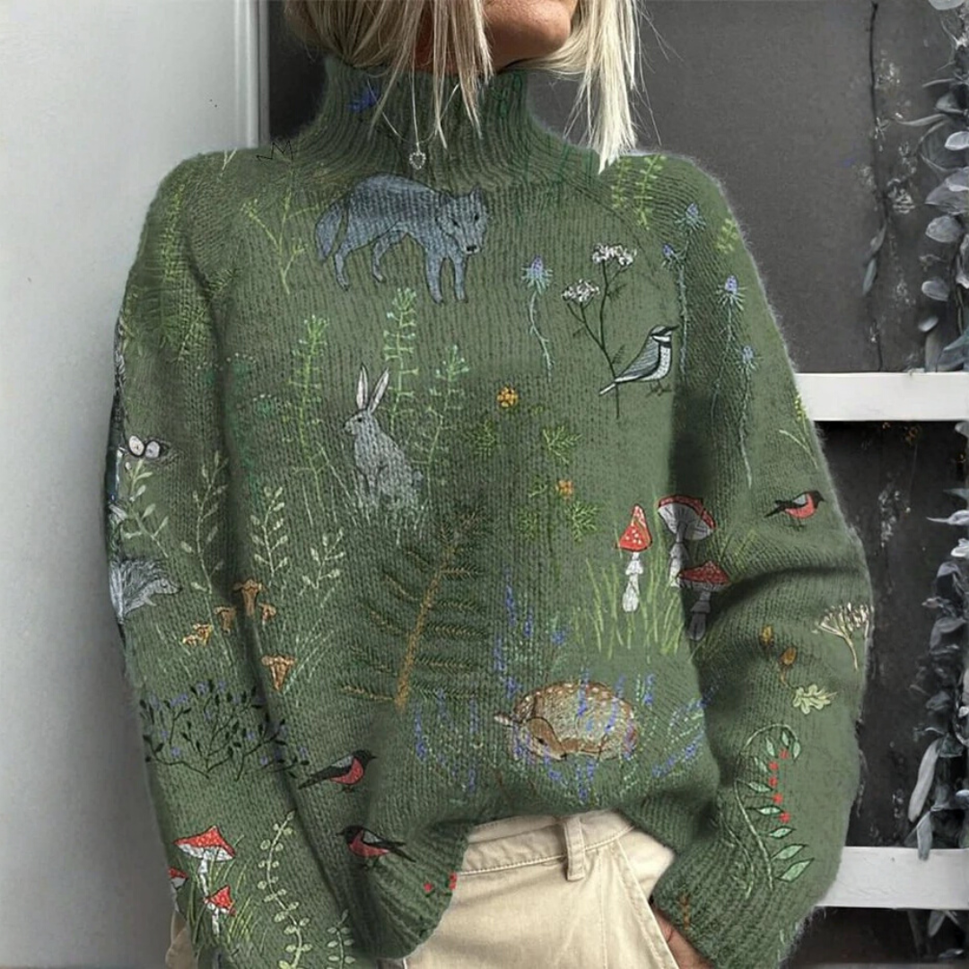 Ashley | Warm and Elegant High Neck Sweater