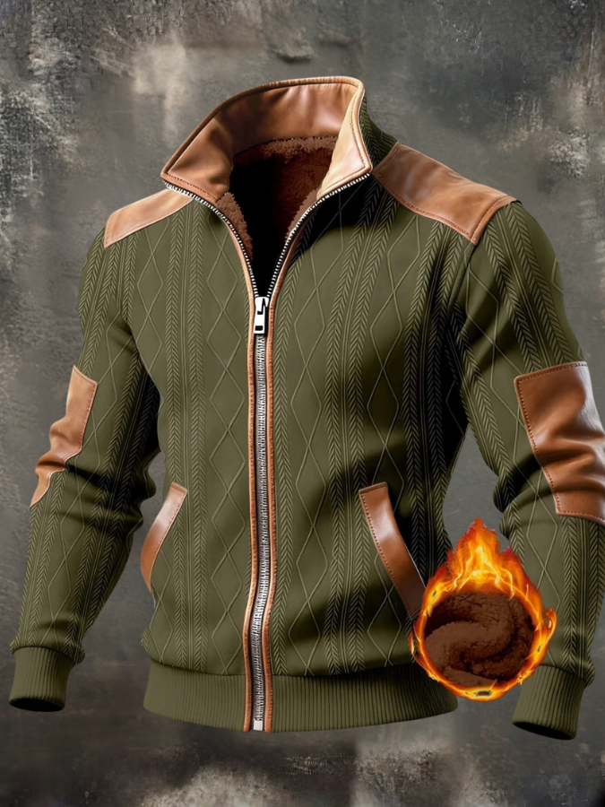 NOEL - STRUCTURAL JACKET WITH A HIGH COLLAR