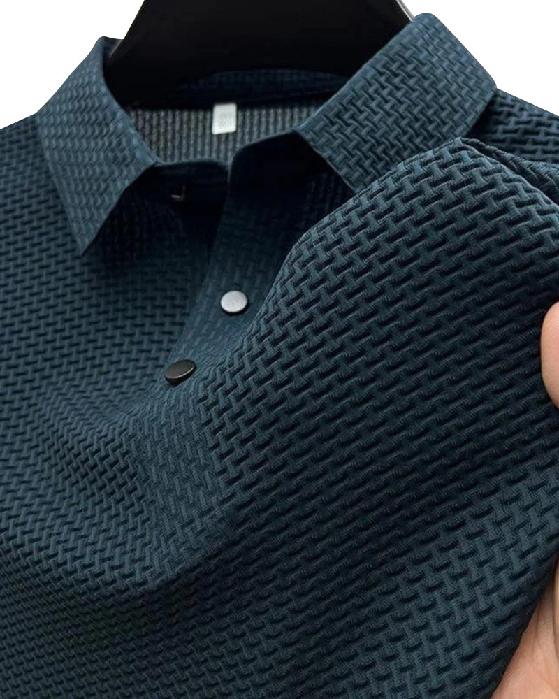 Logan | Wrinkle-Resistant Silk Polo