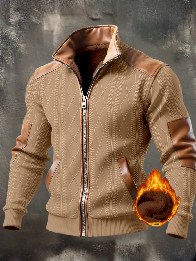 NOEL - STRUCTURAL JACKET WITH A HIGH COLLAR