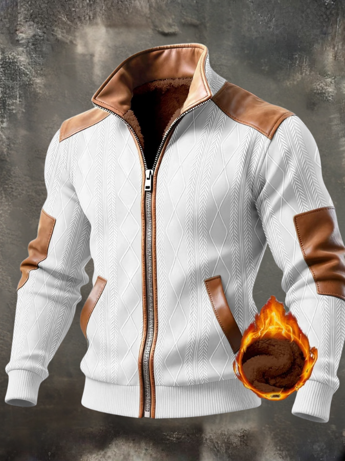 NOEL - STRUCTURAL JACKET WITH A HIGH COLLAR