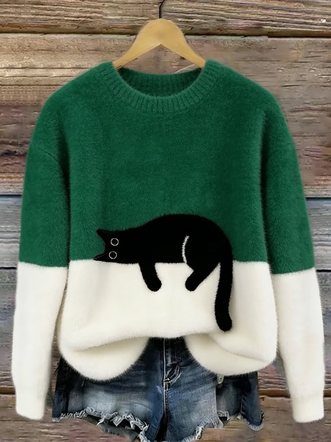 Eliza | Women’s Cat Graphic Sweatshir