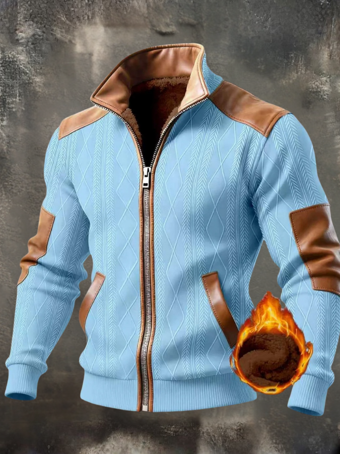NOEL - STRUCTURAL JACKET WITH A HIGH COLLAR