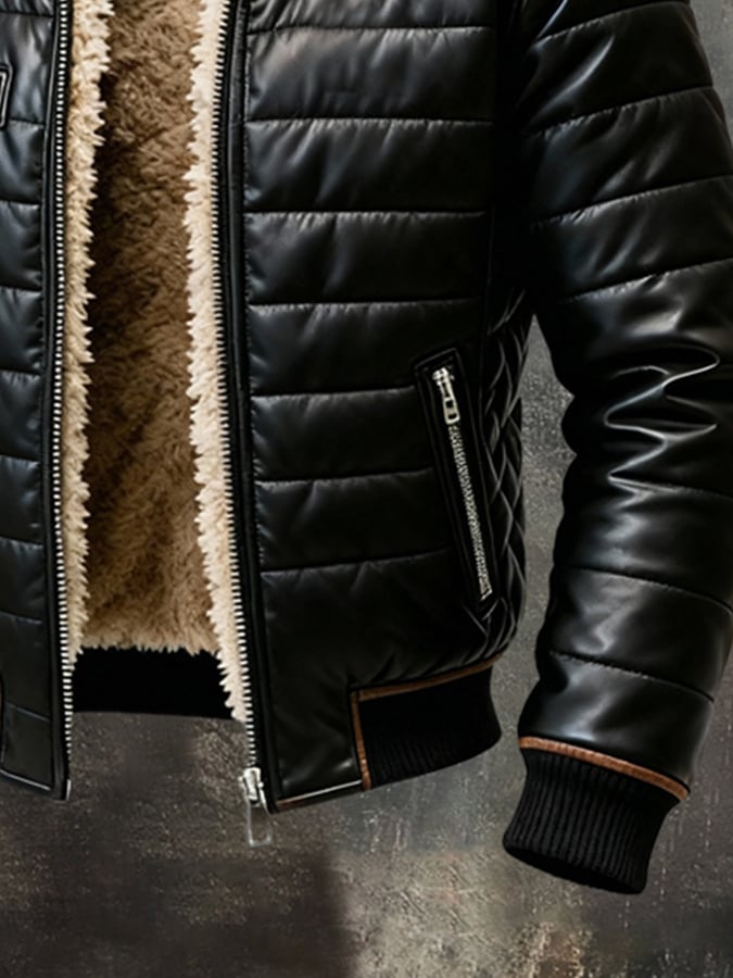 BRUNON - Luxurious Insulated Jacket with Plush Lining