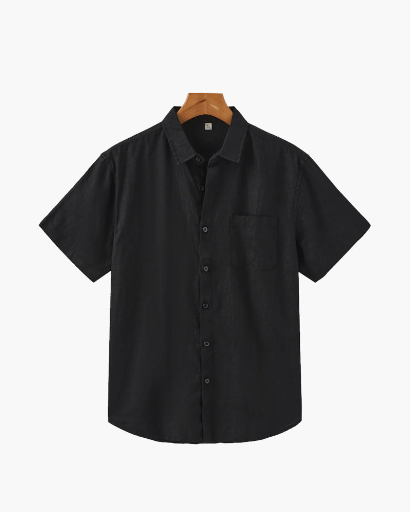 Melila | Short Sleeve Linen Shirt