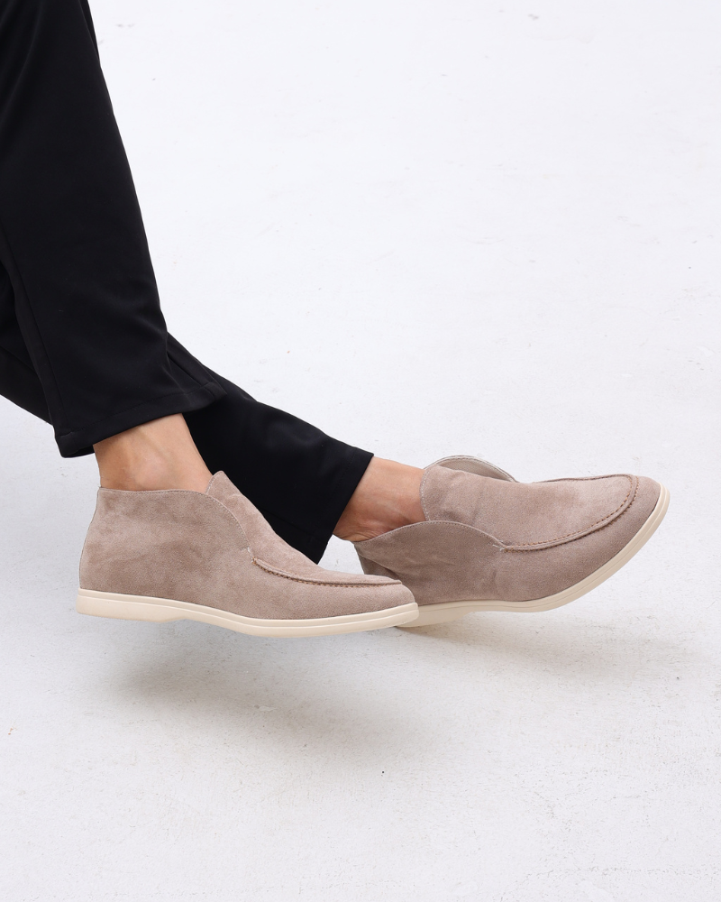 Seville | Elegant Suede Ankle Loafers