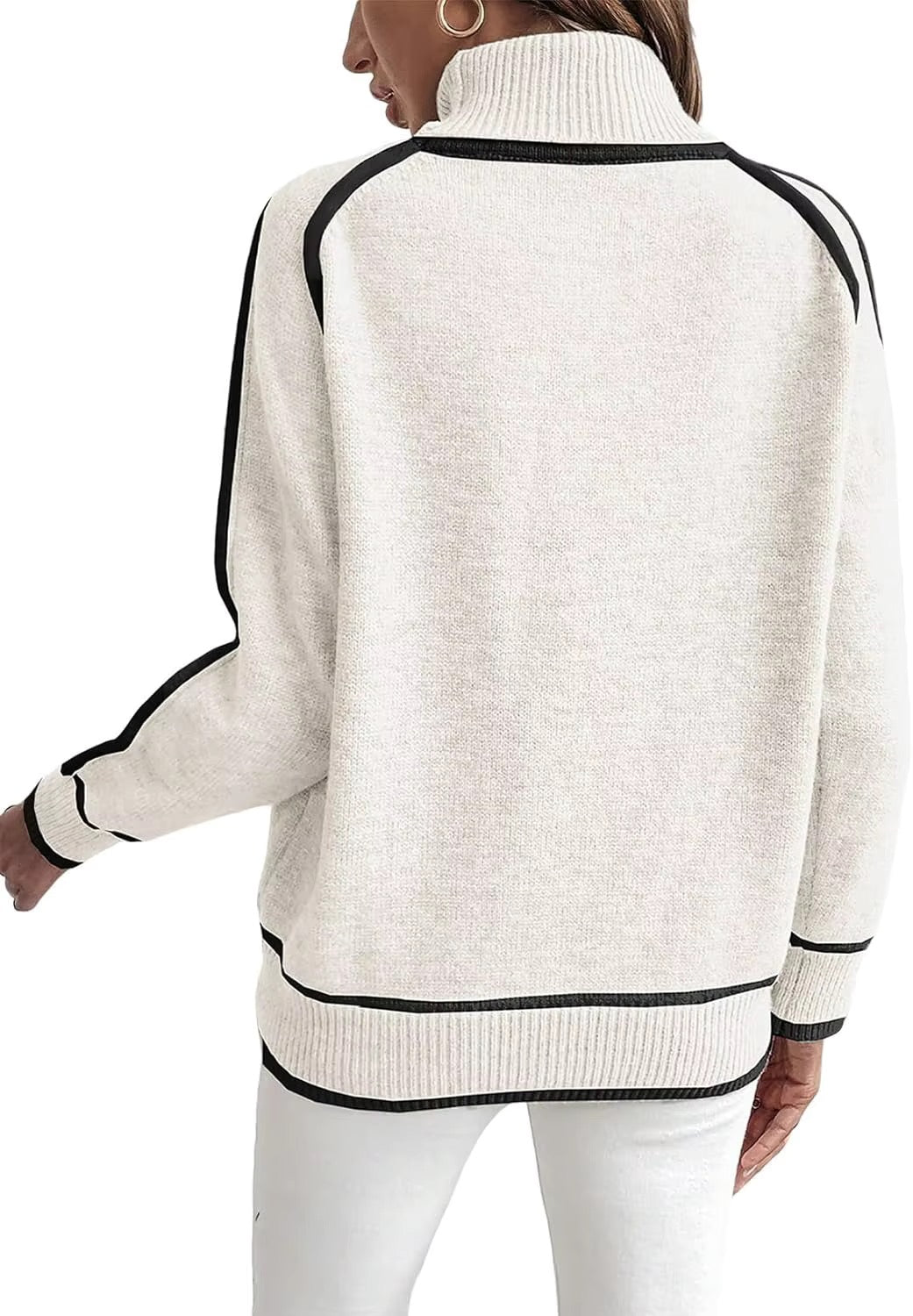 Kaylee | Elegant High Neck Sweater