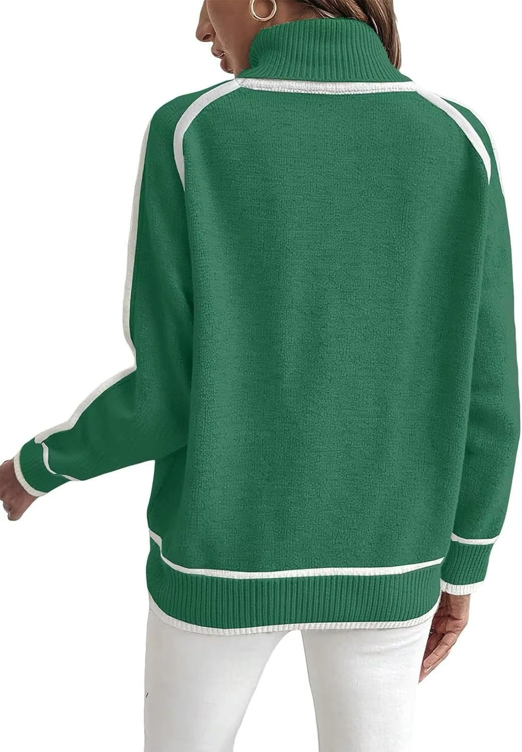 Kaylee | Elegant High Neck Sweater