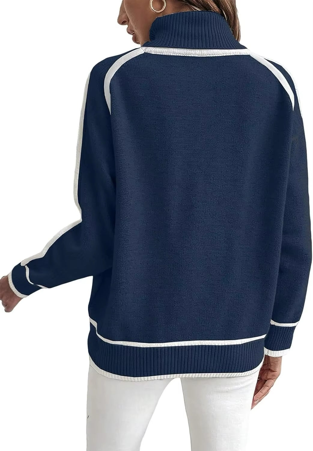 Kaylee | Elegant High Neck Sweater