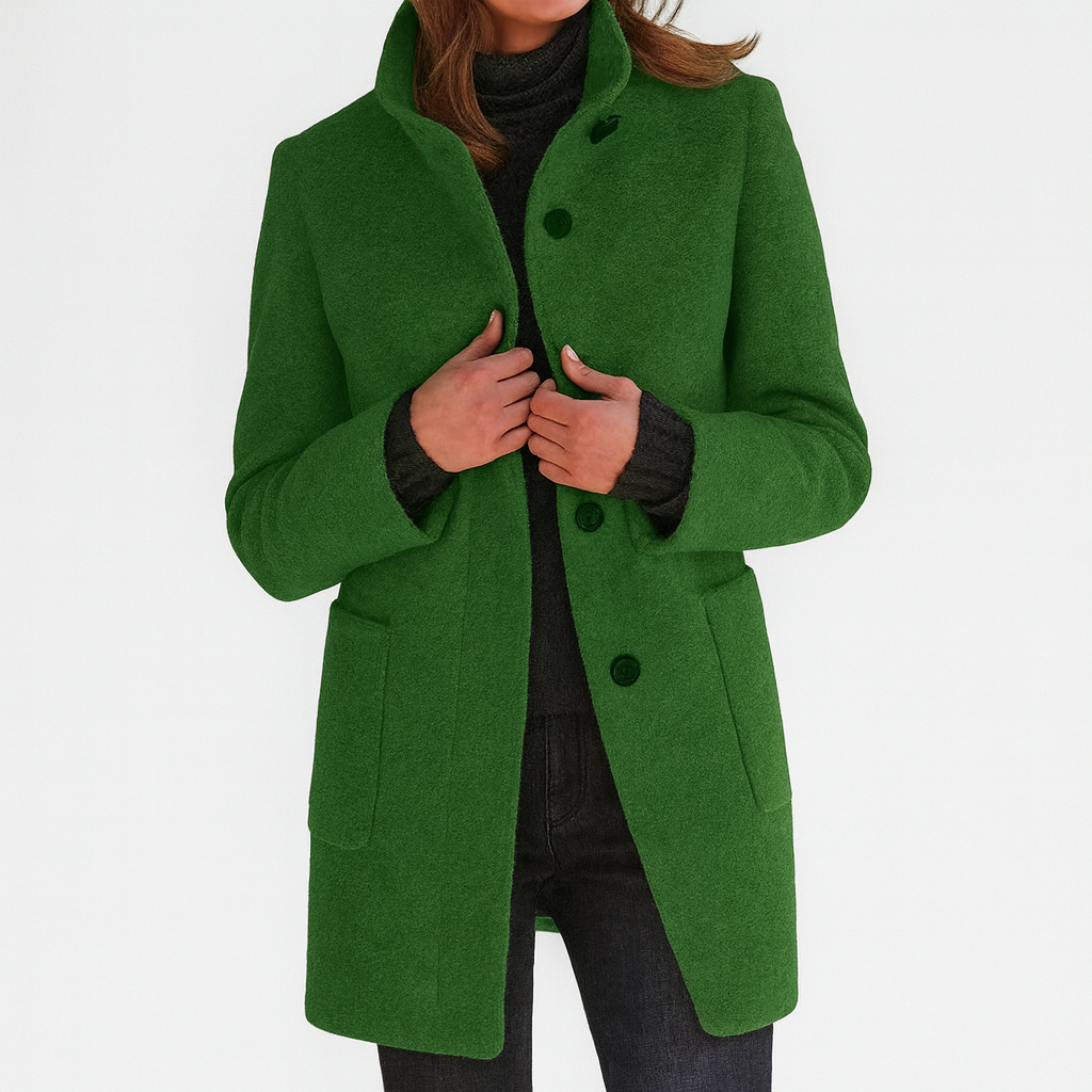Lidia | High-Neck Wool Jacket