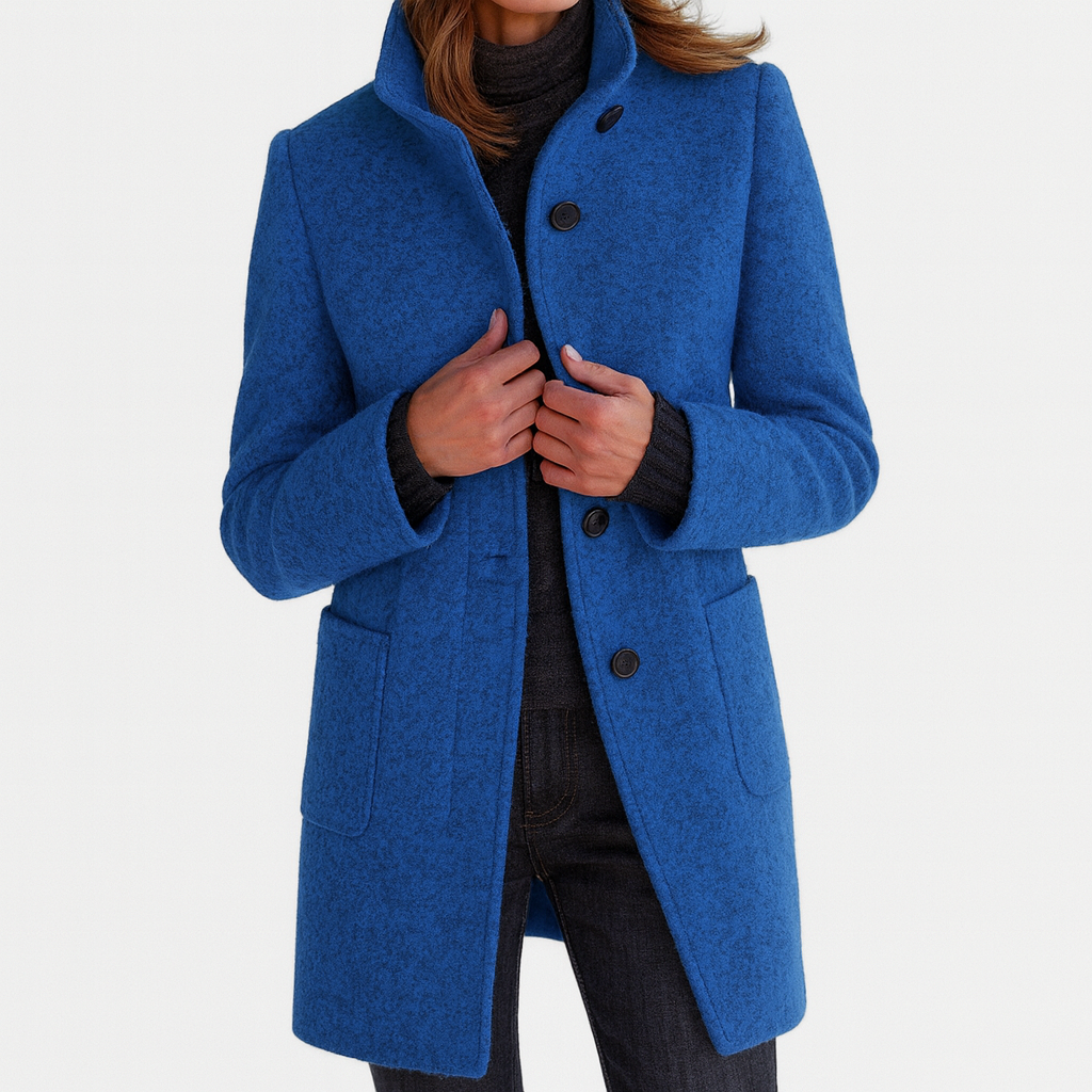 Lidia | High-Neck Wool Jacket
