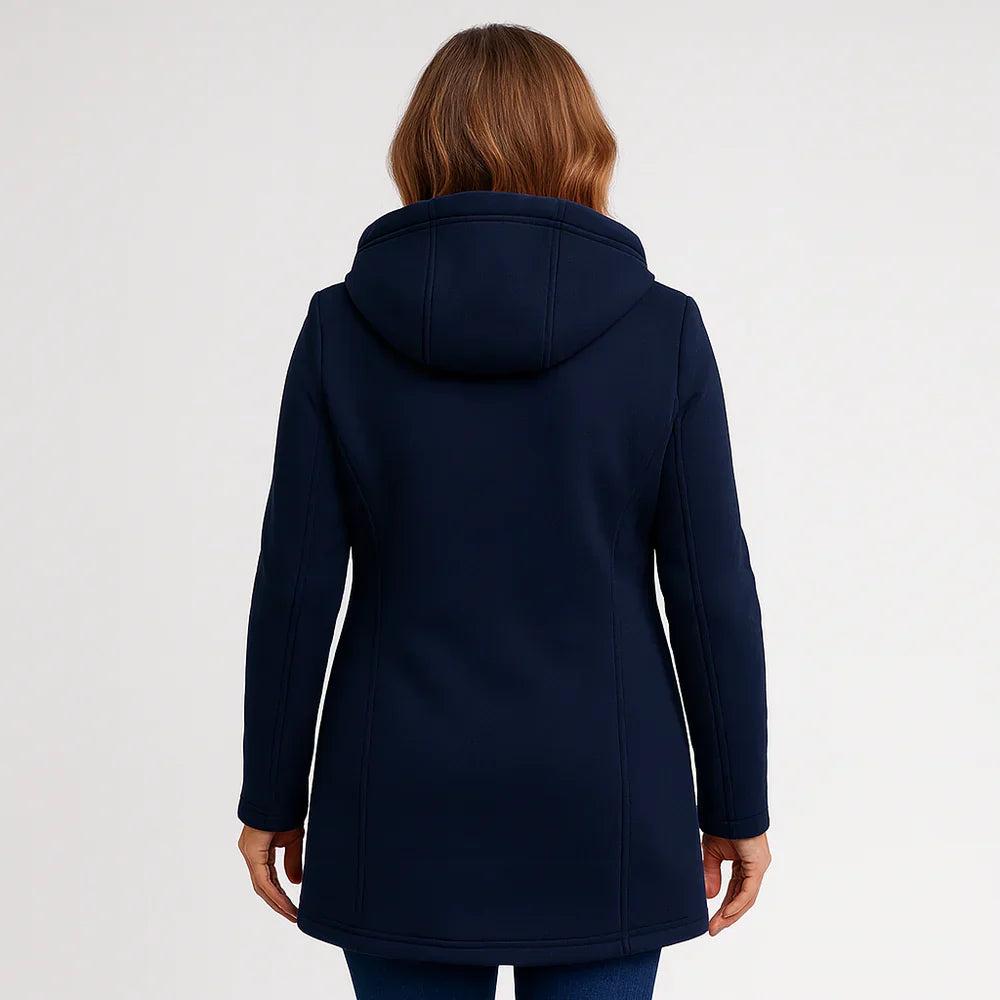 Eleonora™ – Winter coat with asymmetric zip