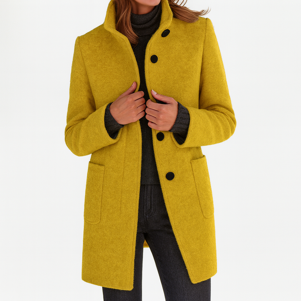 Lidia | High-Neck Wool Jacket