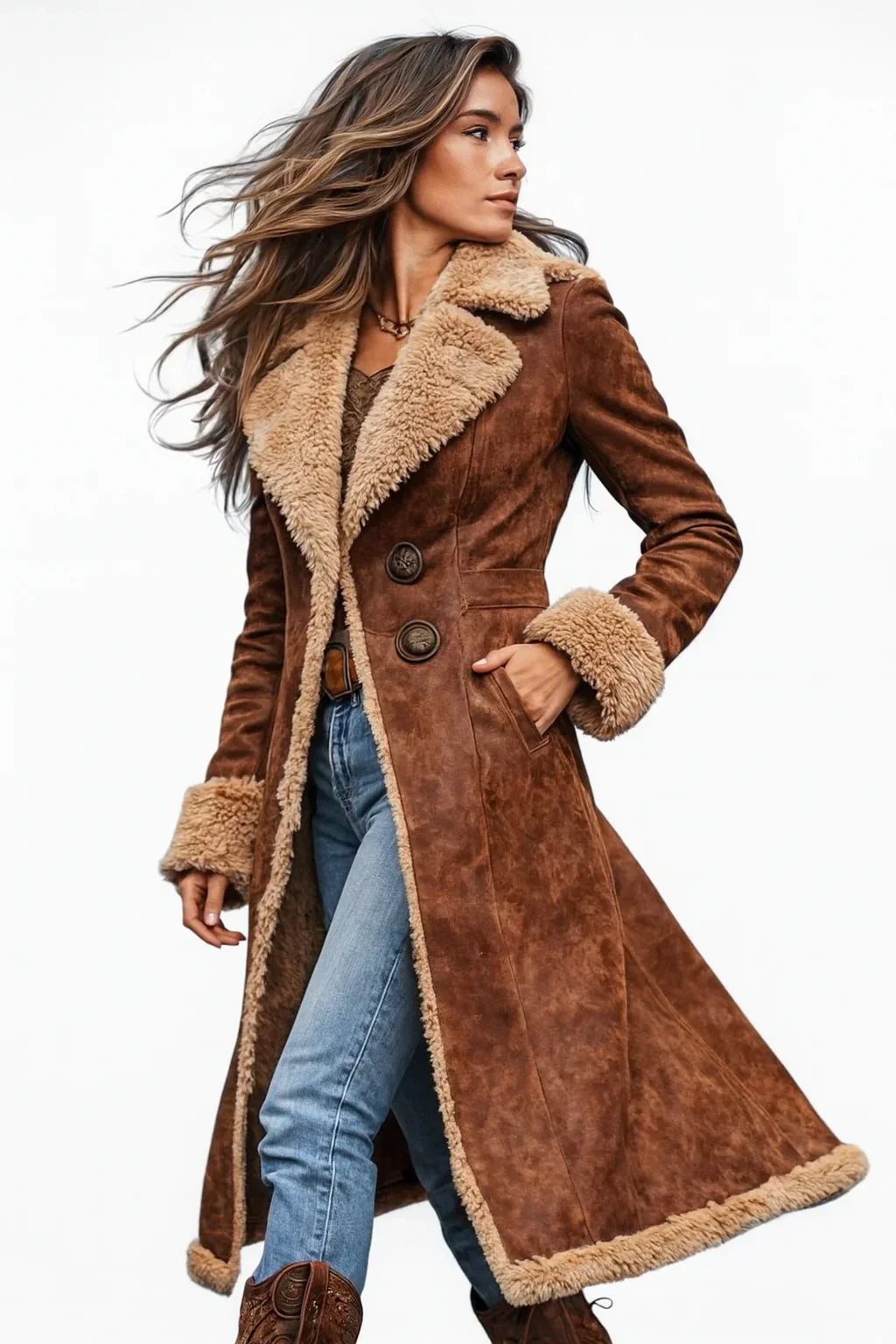 Edda™ | Long Vintage Coat