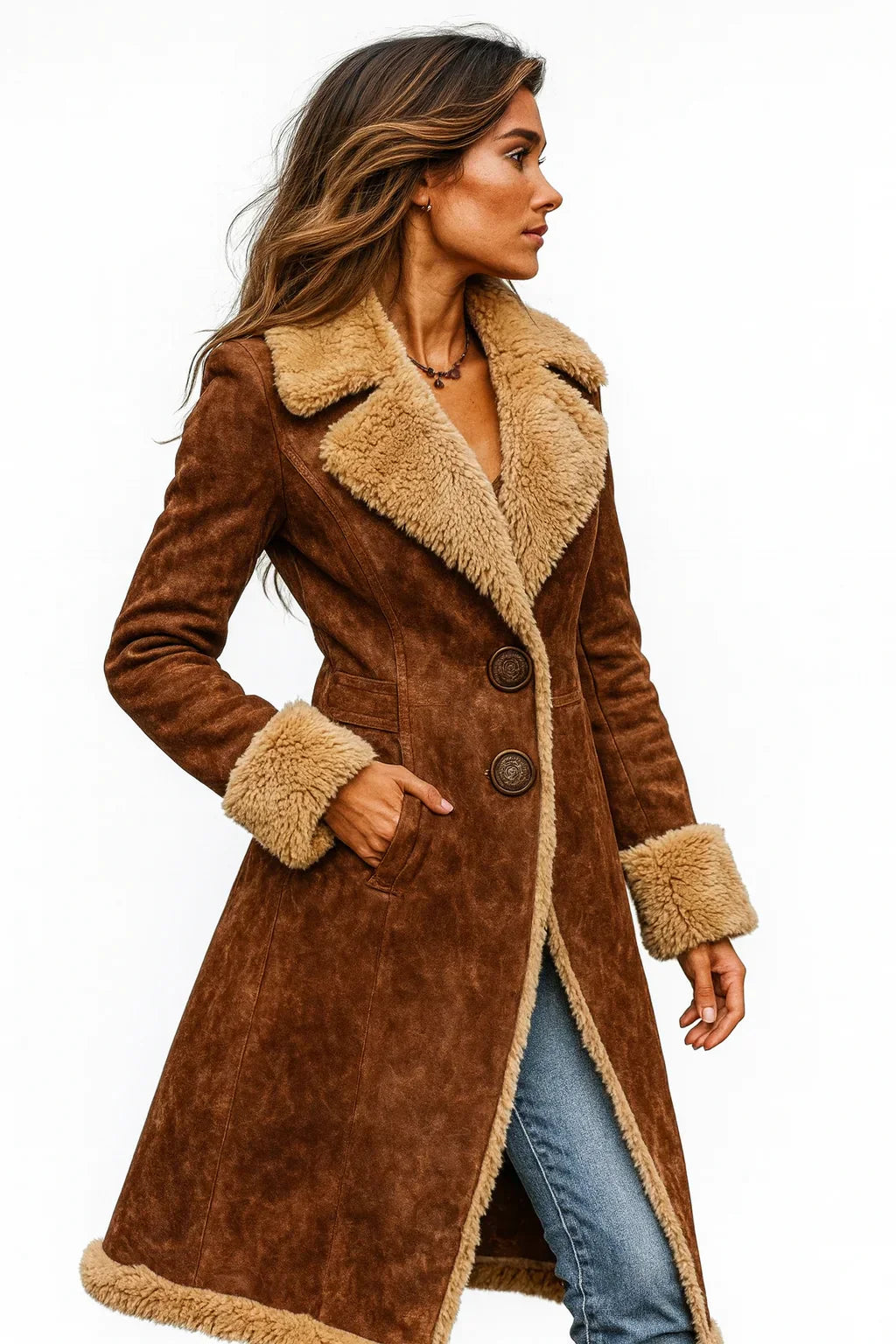 Edda™ | Long Vintage Coat