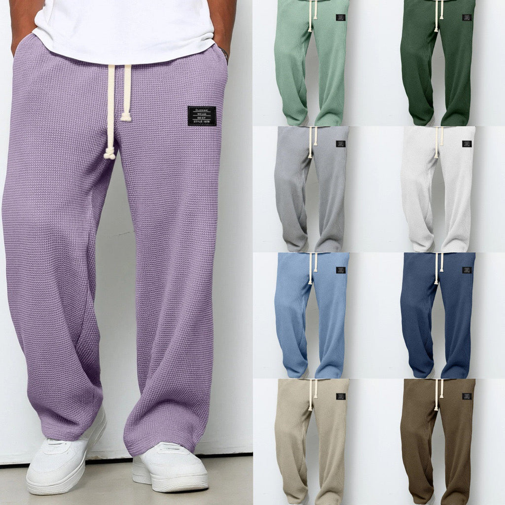 Elias | Comfortable Waffle Joggers