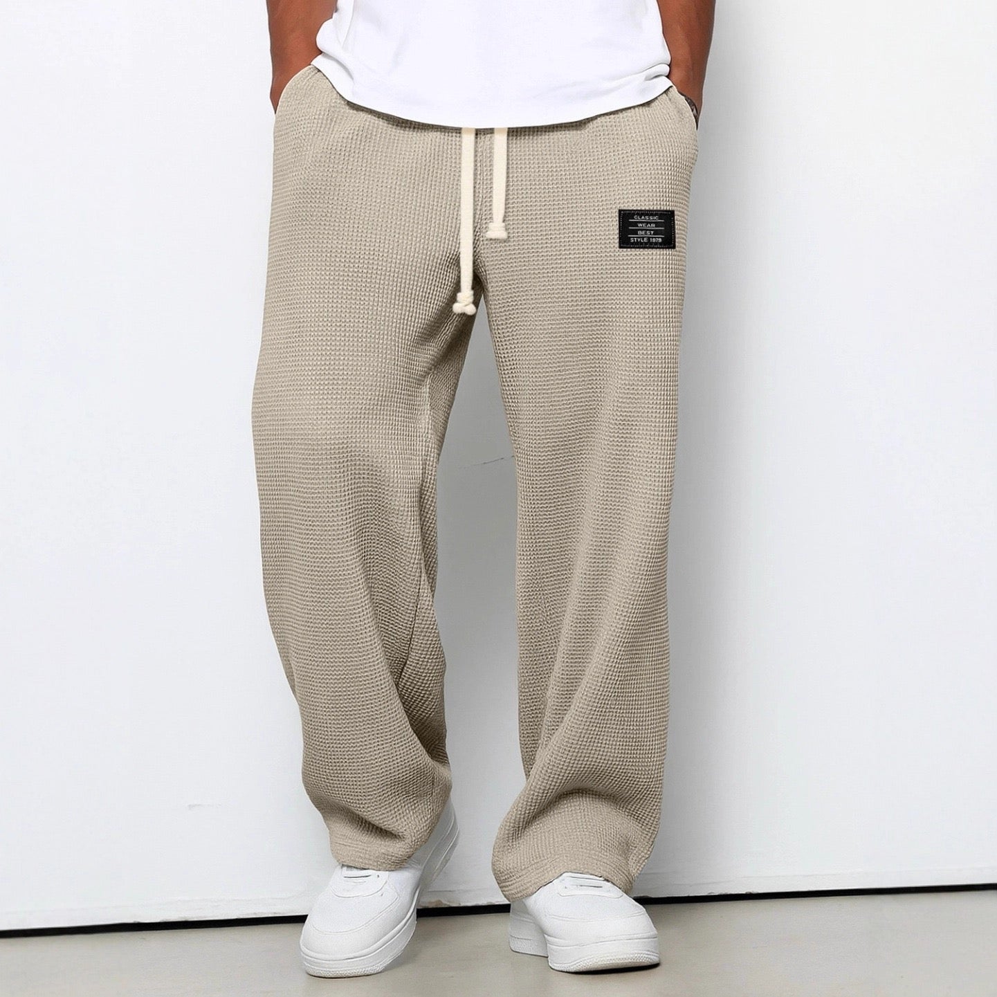 Elias | Comfortable Waffle Joggers