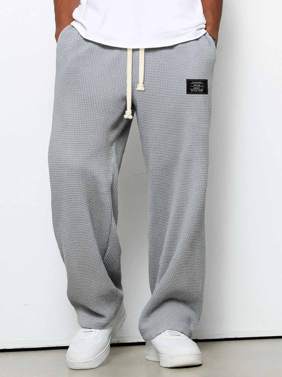 Elias | Comfortable Waffle Joggers