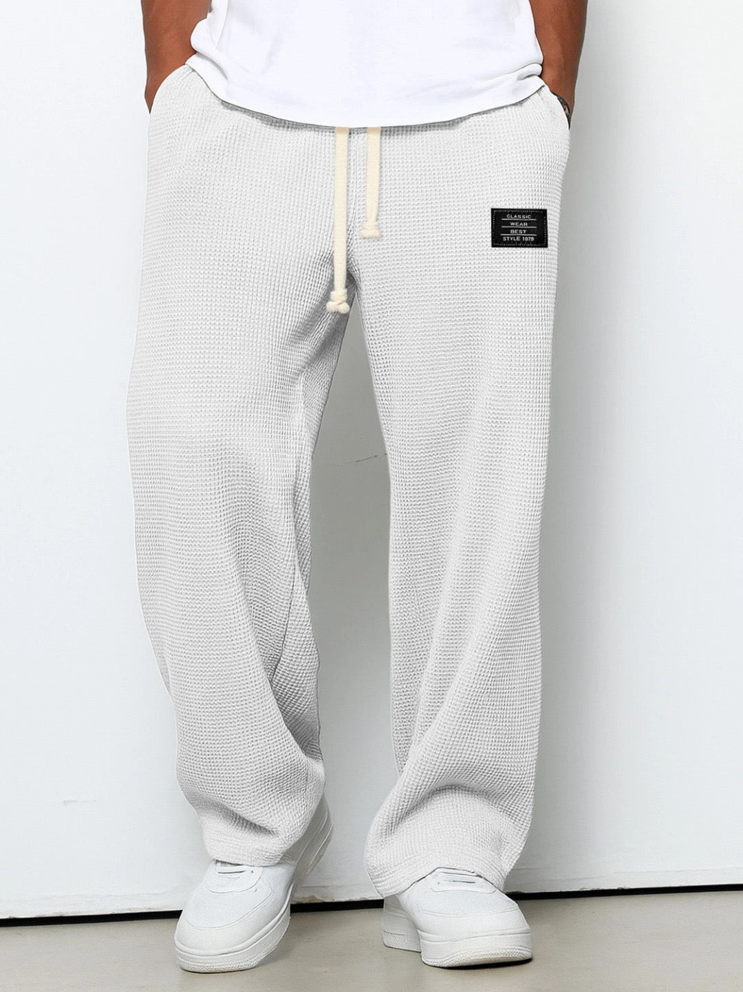 Elias | Comfortable Waffle Joggers