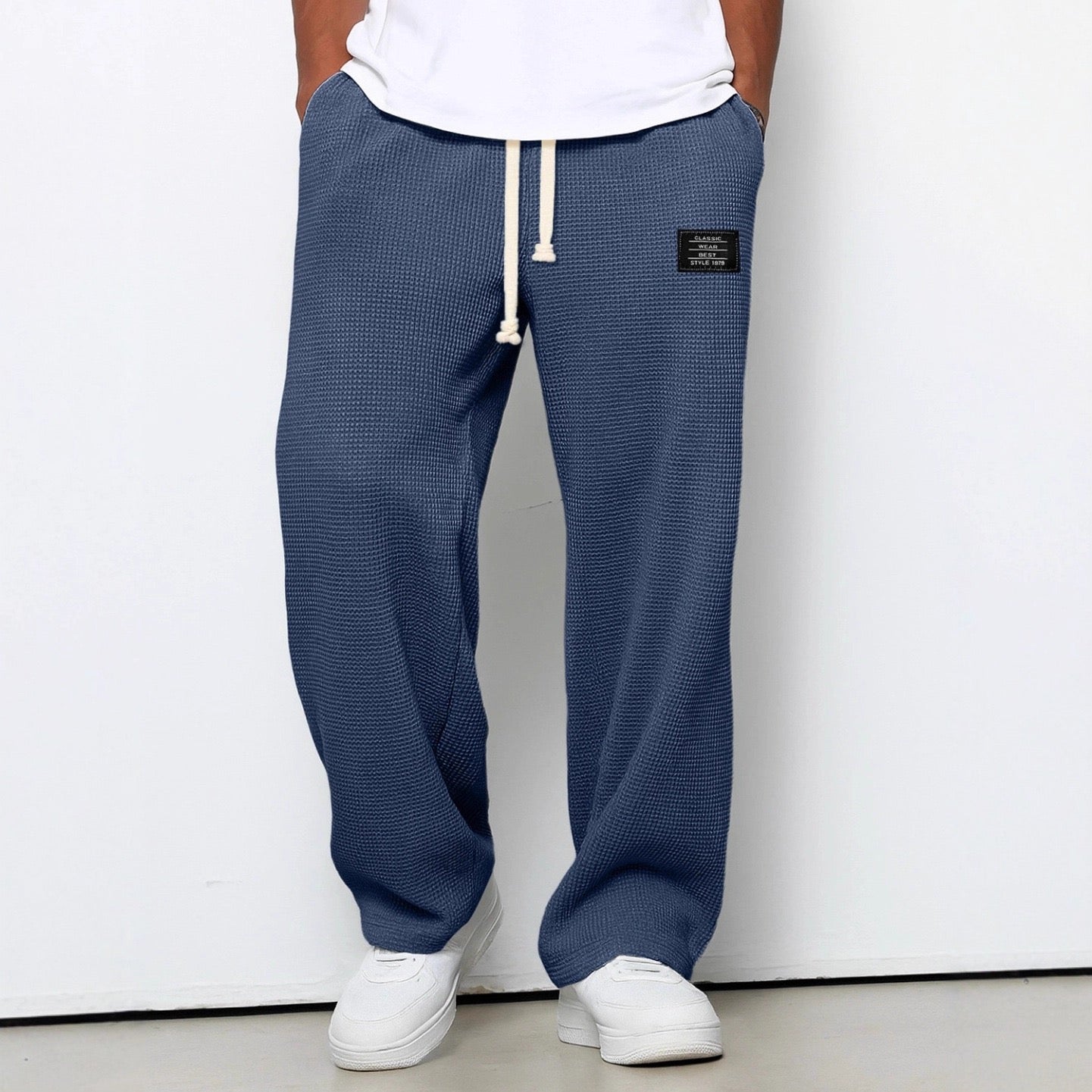 Elias | Comfortable Waffle Joggers