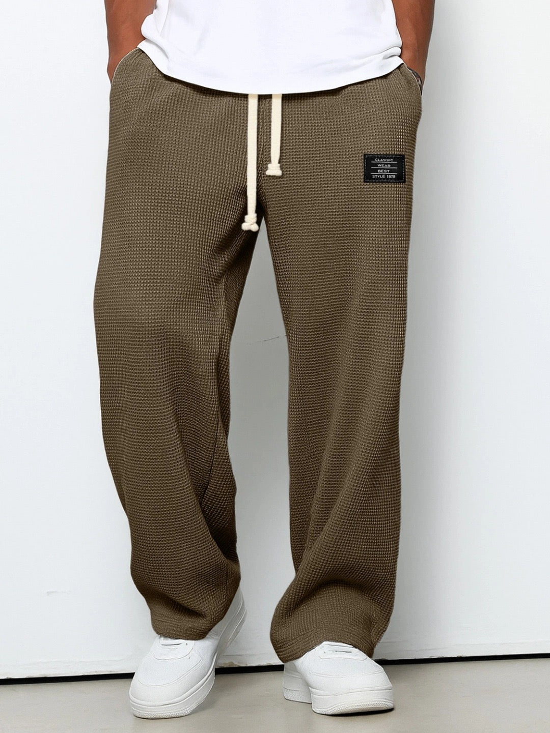 Elias | Comfortable Waffle Joggers