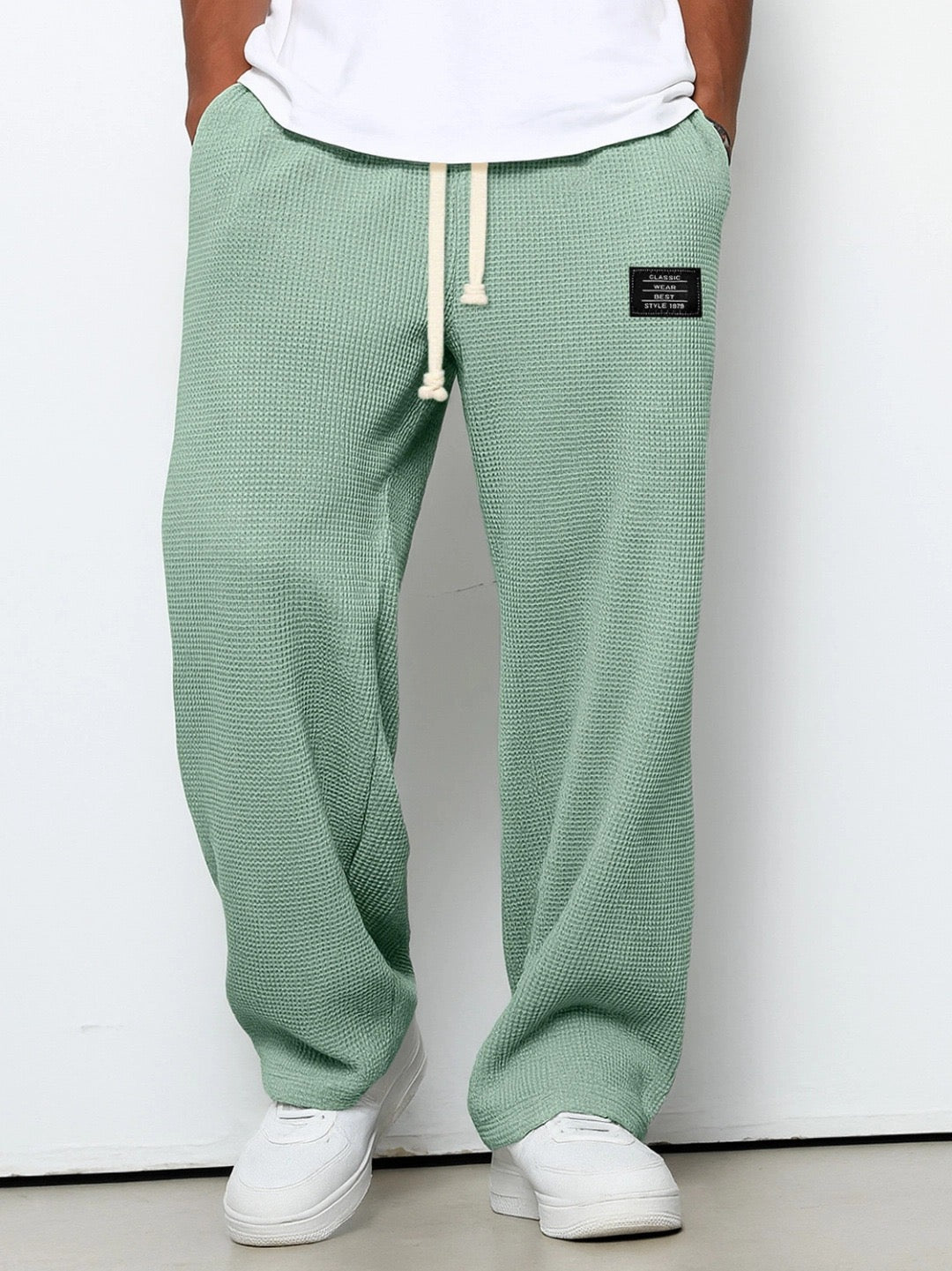 Elias | Comfortable Waffle Joggers