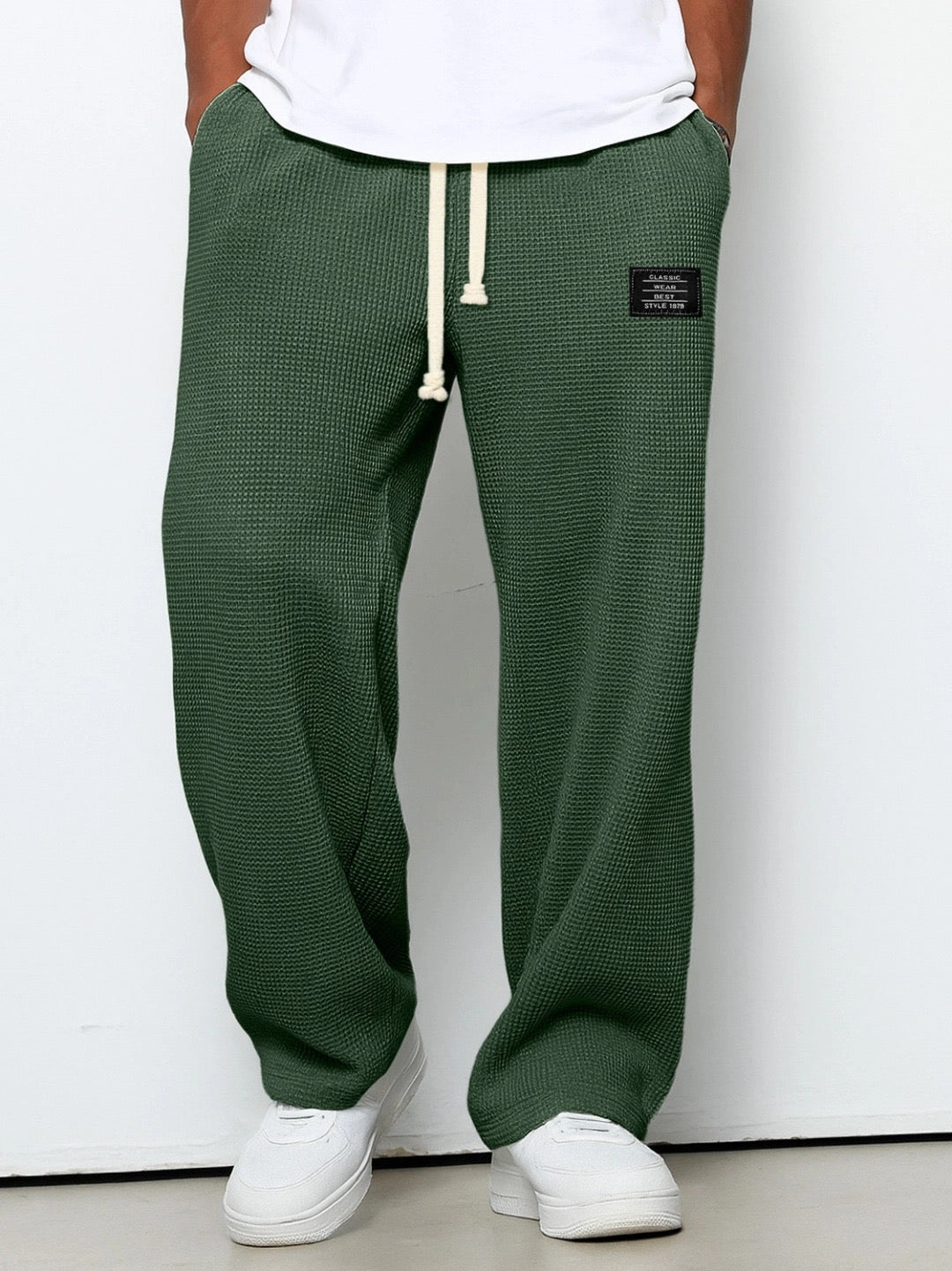 Elias | Comfortable Waffle Joggers