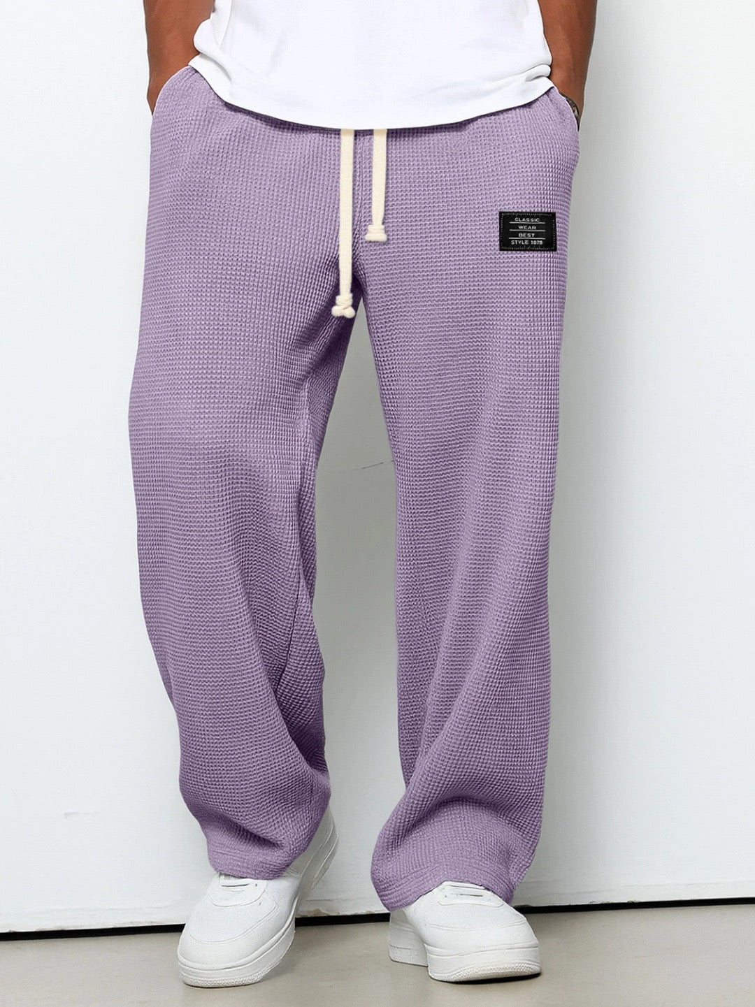 Elias | Comfortable Waffle Joggers