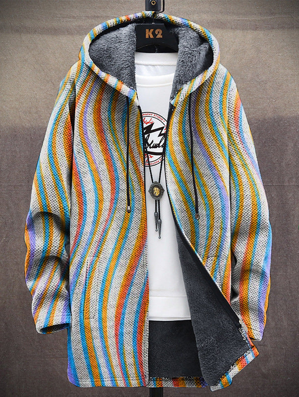 Chloe™ | Luxurious art-inspired cardigan with zipper