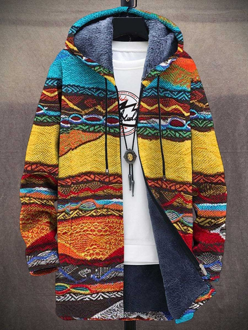 Jindalee™ | Luxurious cardigan with artistic inspiration + Zip
