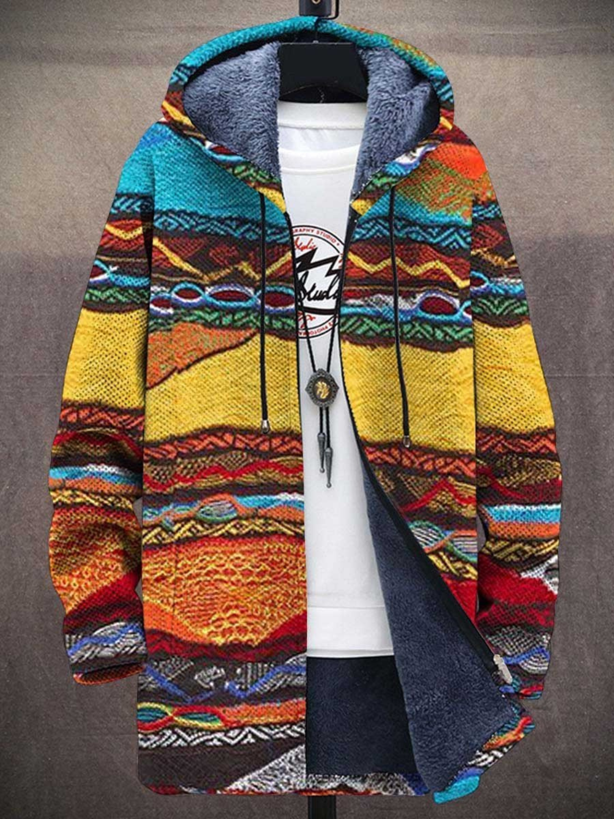 Jindalee™ | Luxurious cardigan with artistic inspiration + Zip