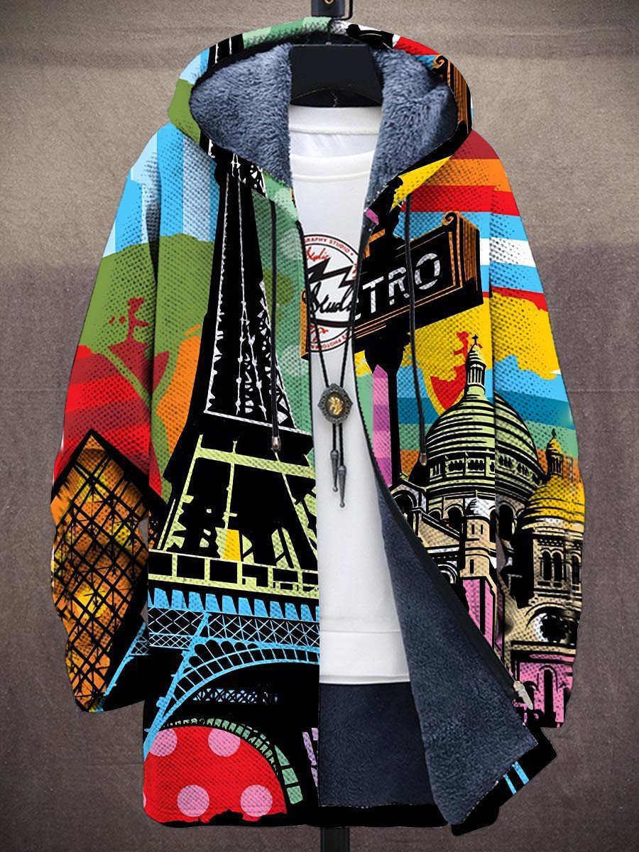Marlee™ | Luxurious cardigan inspired by art with zip
