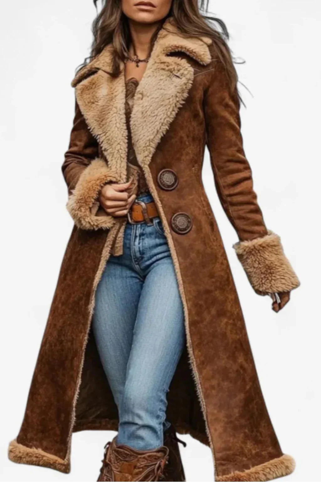 Edda™ | Long Vintage Coat